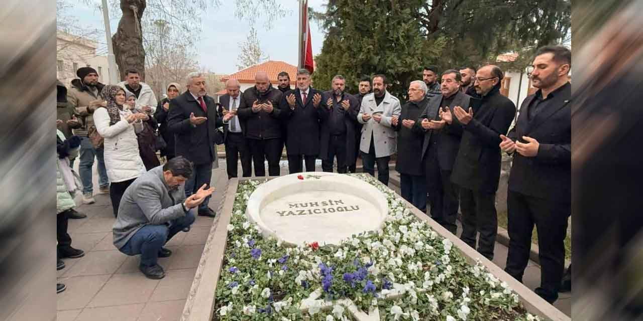 Muhsin Yazıcıoğlu doğum gününde kabri başında anıldı