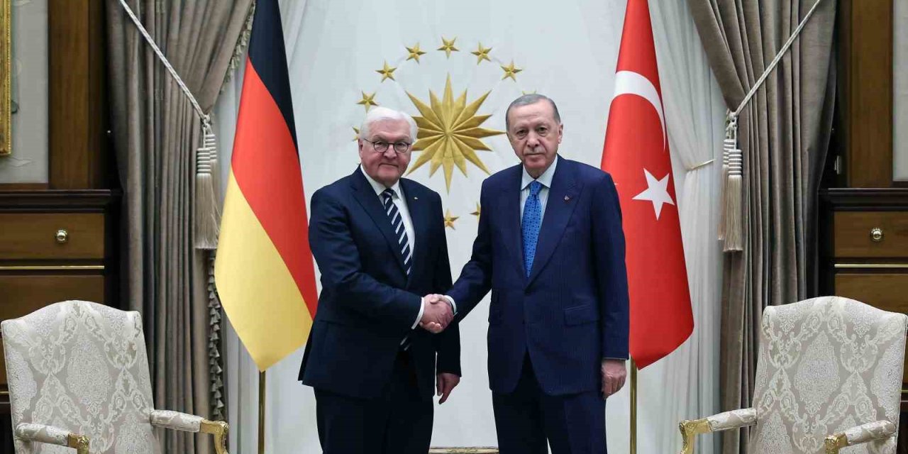 Cumhurbaşkanı Erdoğan, Almanya Cumhurbaşkanı Steinmeier ile görüştü