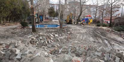 Kaletepe’nin atıl durumdaki parkı yenileniyor